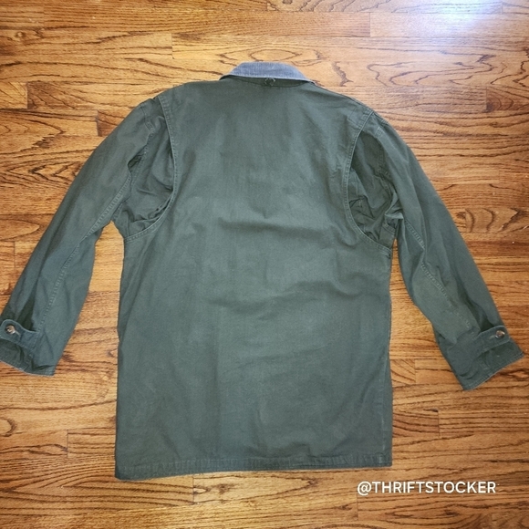 Y2K Jos A Bank olive drab chore coat - Picture 4 of 11